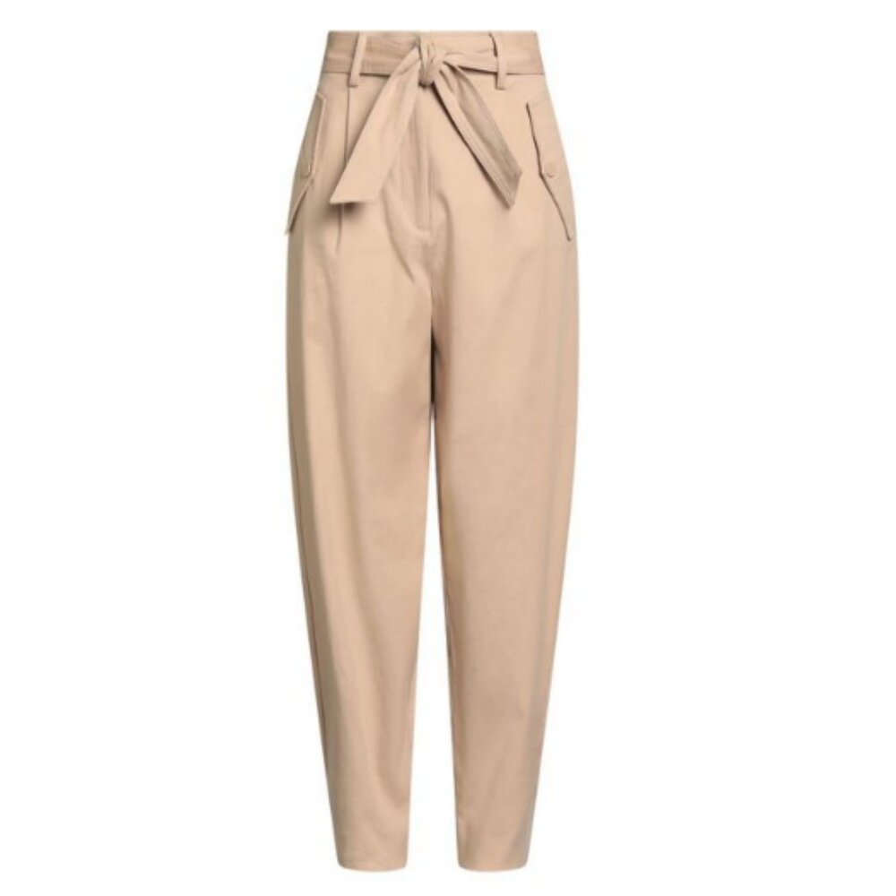 MaxMara Weekend Trousers Occhio Beige Carrot Fit